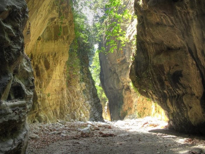 Narrow sections of Vyros Gorge